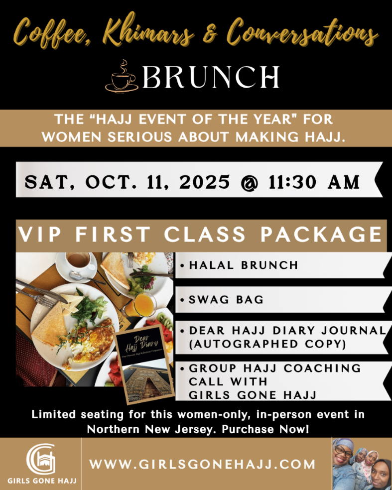 Coffee, Khimars & Conversations Brunch - VIP First Class Package