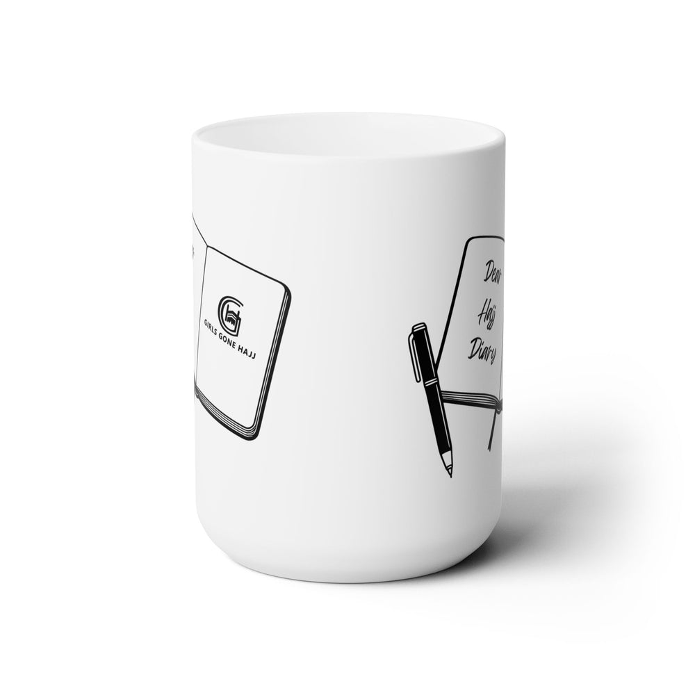 Dear Hajj Diary White Mug