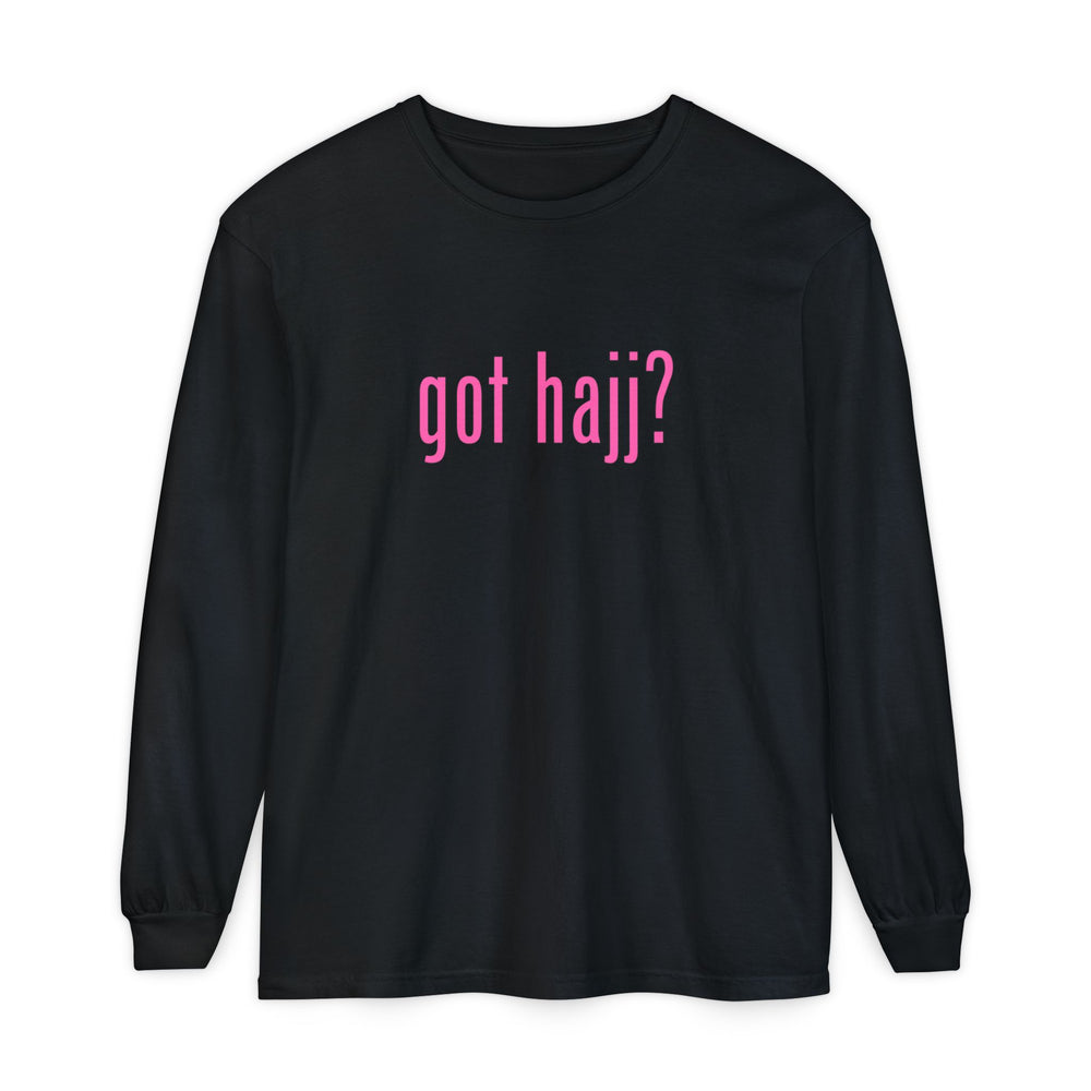 Unisex Garment-dyed Long Sleeve T-Shirt