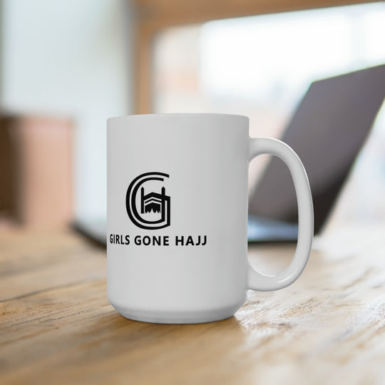 Girls Gone Hajj White Ceramic Mug, 15oz