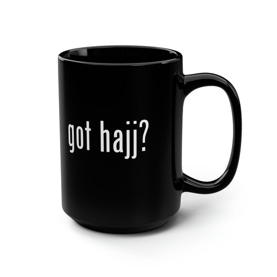 Got Hajj? Black Ceramic Mug, 15oz