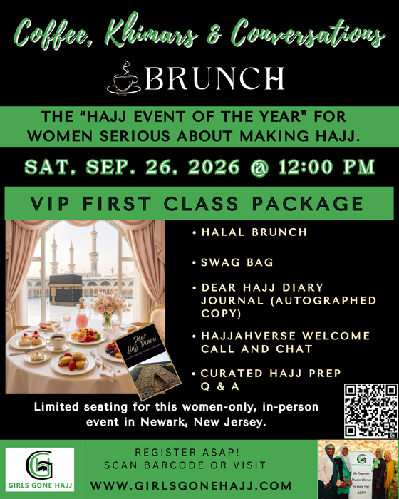 Coffee, Khimars & Conversations Brunch 2026 - VIP First Class Package