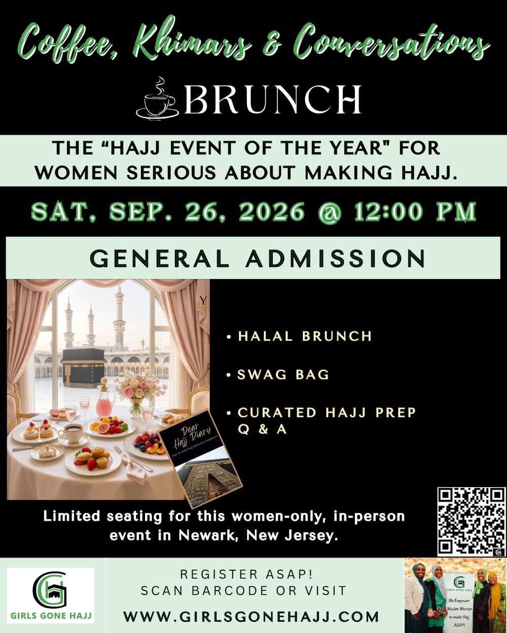 Coffee, Khimars & Conversations Brunch 2026 - VIP First Class Package